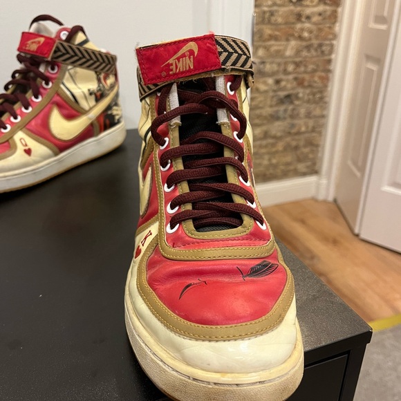 nike high-top vandals (king of hearts) - size 10 - Picture 5 of 9